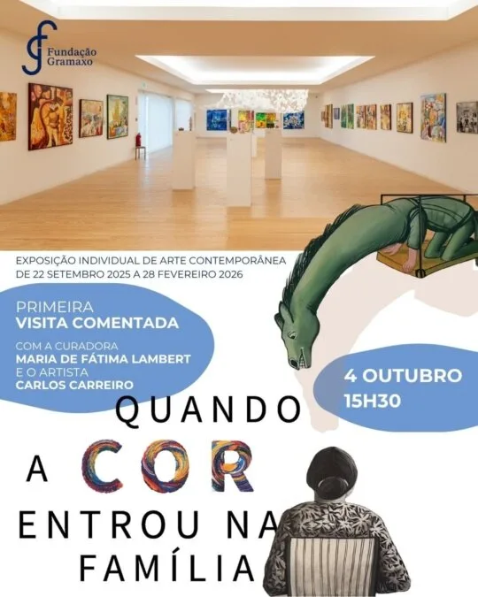 Visita comentada à exposição Carlos Carreiro — Quando a Cor Entrou na Família