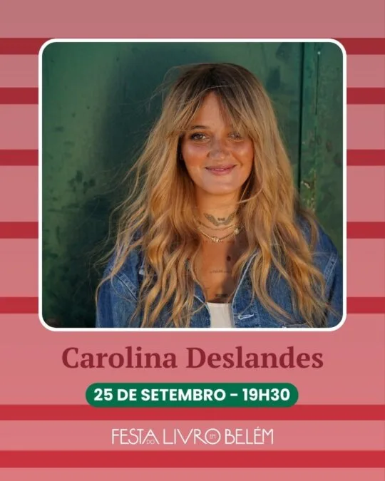 Carolina Deslandes na Festa do Livro de Belém