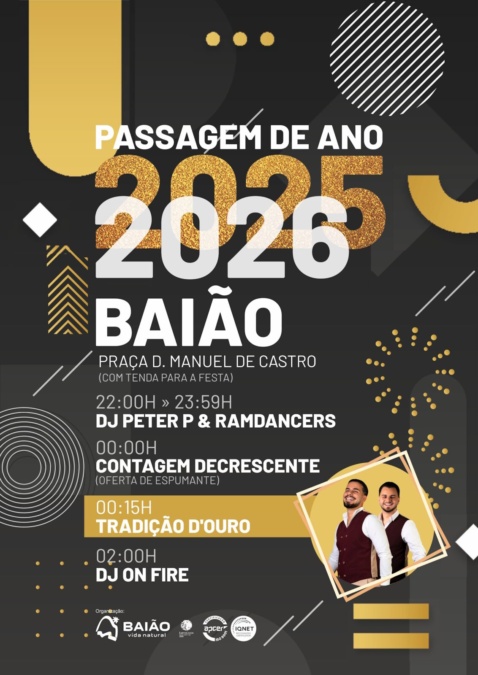 Passagem de Ano em Baião 2025/2026