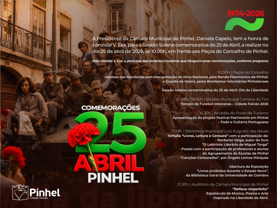 Comemorações 25 de Abril em Pinhel