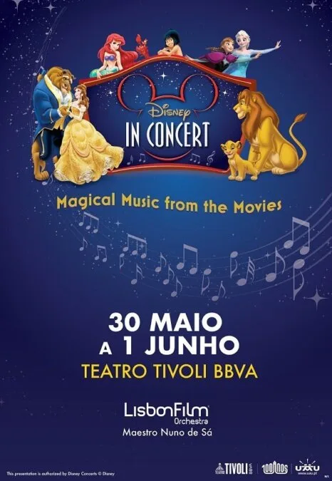 Disney in Concert no Teatro Tivolli