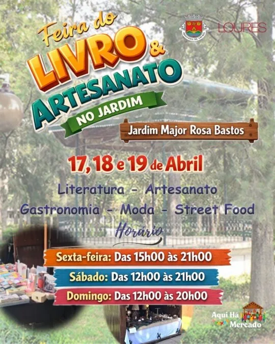 Feira do Livro e do Artesanato no Jardim
