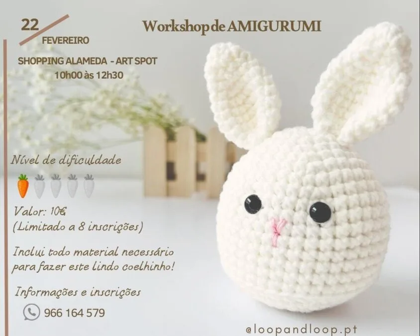 Alameda Shop&Spot promove workshop de Amigurumi