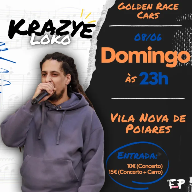 Krazye Loko em Vila Nova de Poiares (Evento Golden Race Cars)