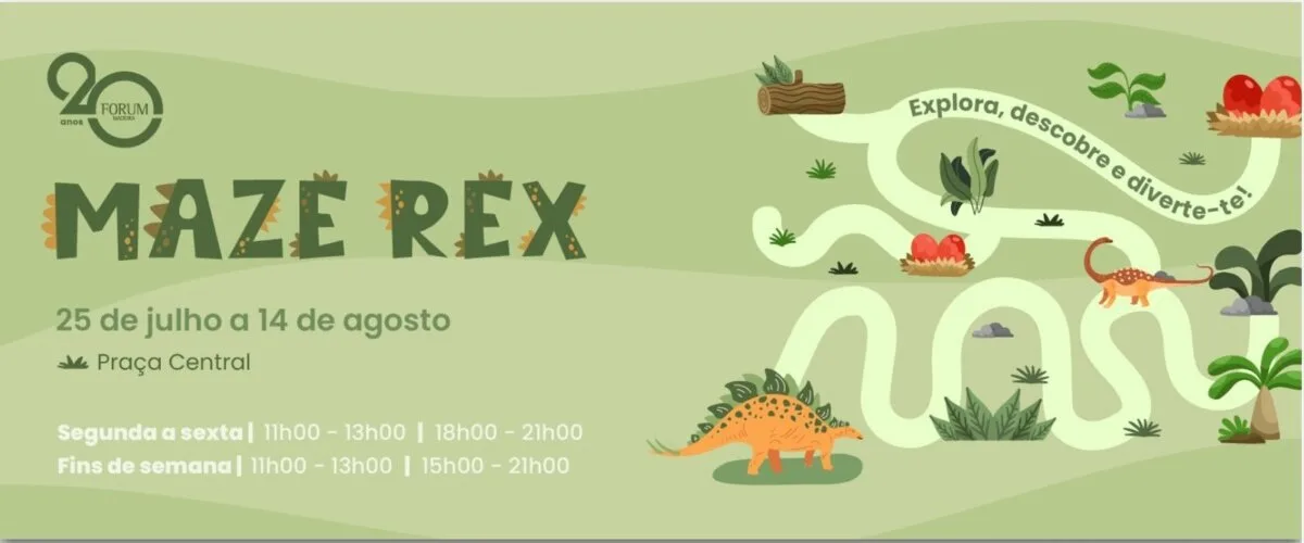 Forum Madeira traz aventura pré-histórica ao verão com Maze Rex
