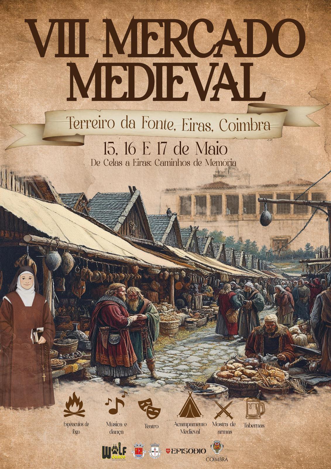 VIII Mercado Medieval de Eiras — De Celas a Eiras: Caminhos de Memória