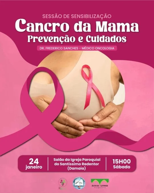 Sessão de Sensibilização “Cancro da Mama: Prevenção e Cuidados”