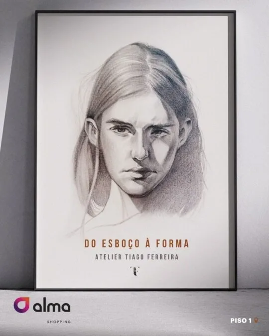 Alma Shopping acolhe exposição de alunos do Atelier Tiago Ferreira