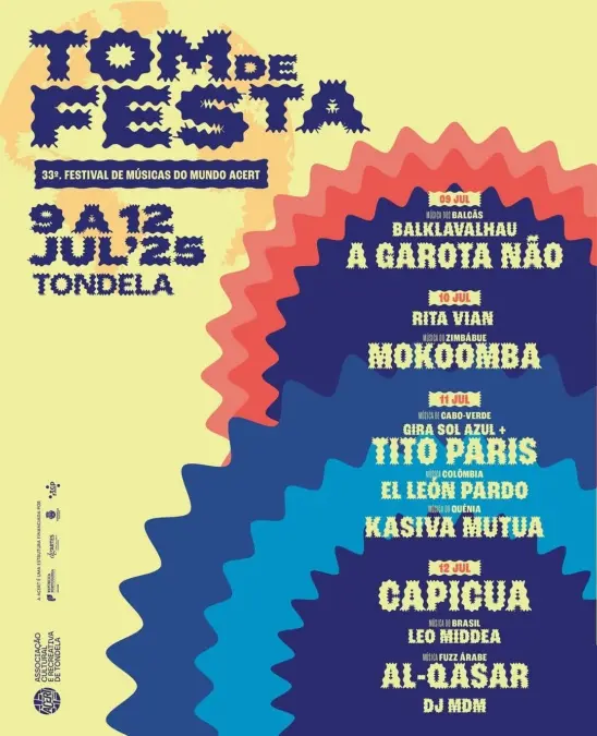 Tom de Festa – Festival de Músicas do Mundo da Acert.