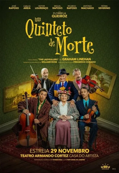 UM QUINTETO DE MORTE no Teatro Armando Cortez