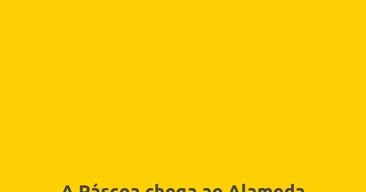 A Páscoa chega ao Alameda Shop&Spot com um atelier criativo para as crianças