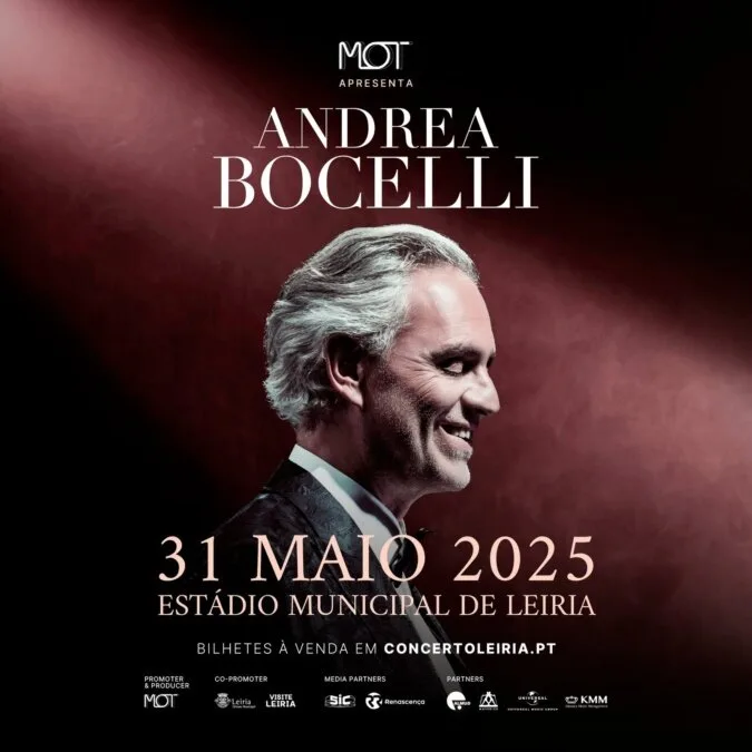 Andrea Bocelli com participação da Orquestra das Beiras e de coros das cidades de Leiria e de Coimbra