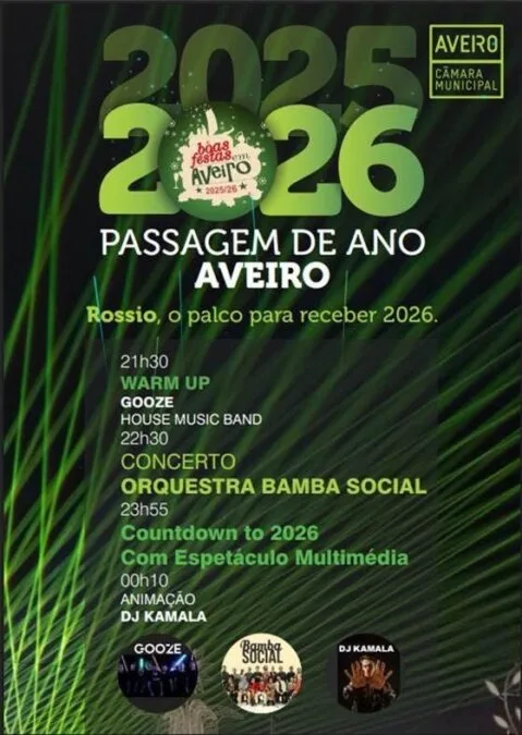 Passagem de ano em Aveiro