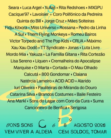 Festival Bons Sons em Cem Toldos