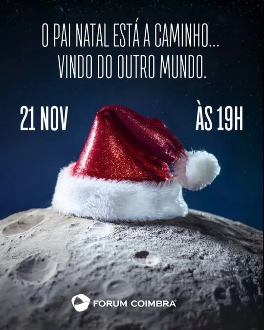 Pai Natal vai aterrar no Forum Coimbra