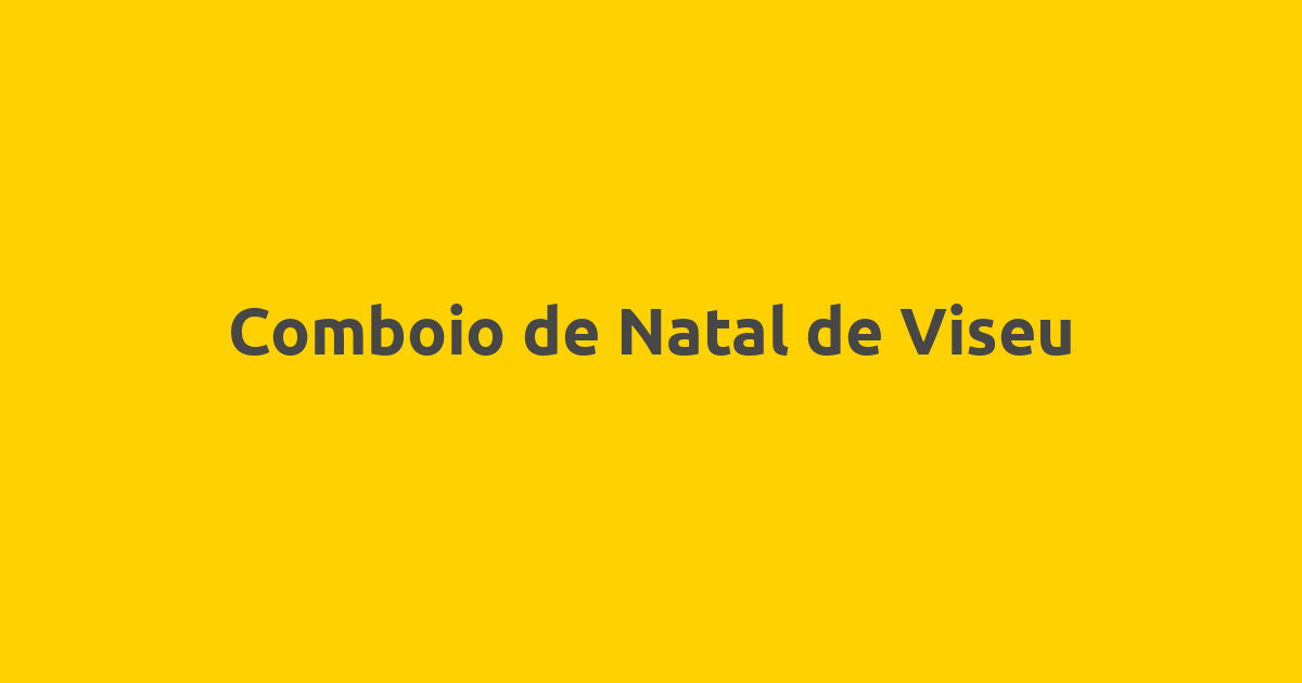 Comboio de Natal de Viseu
