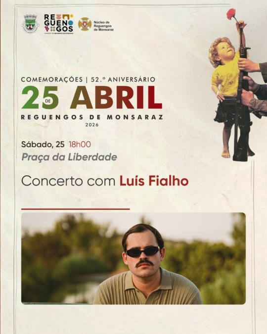 Comemorações do 25 de Abril em Reguengos de Monsaraz