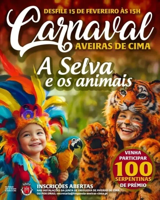 Desfile de Carnaval em Aveiras de Cima