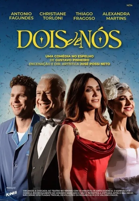 “Dois de Nós” com António Fagundes, Christiane Torloni, Thiago Fragoso e Alexandra Martins no Coliseu do Porto