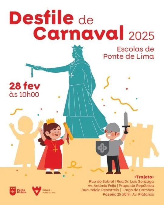 Desfile de Carnaval das Escolas de Ponte de Lima