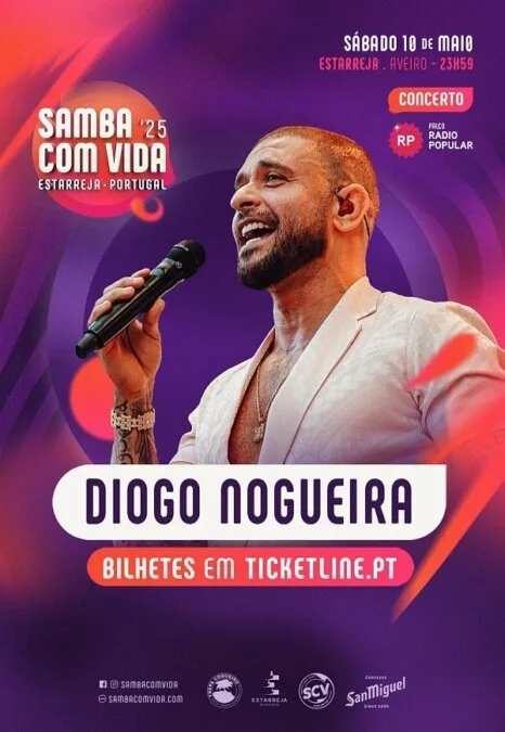 Diogo Nogueira no Samba com Vida em Estarreja