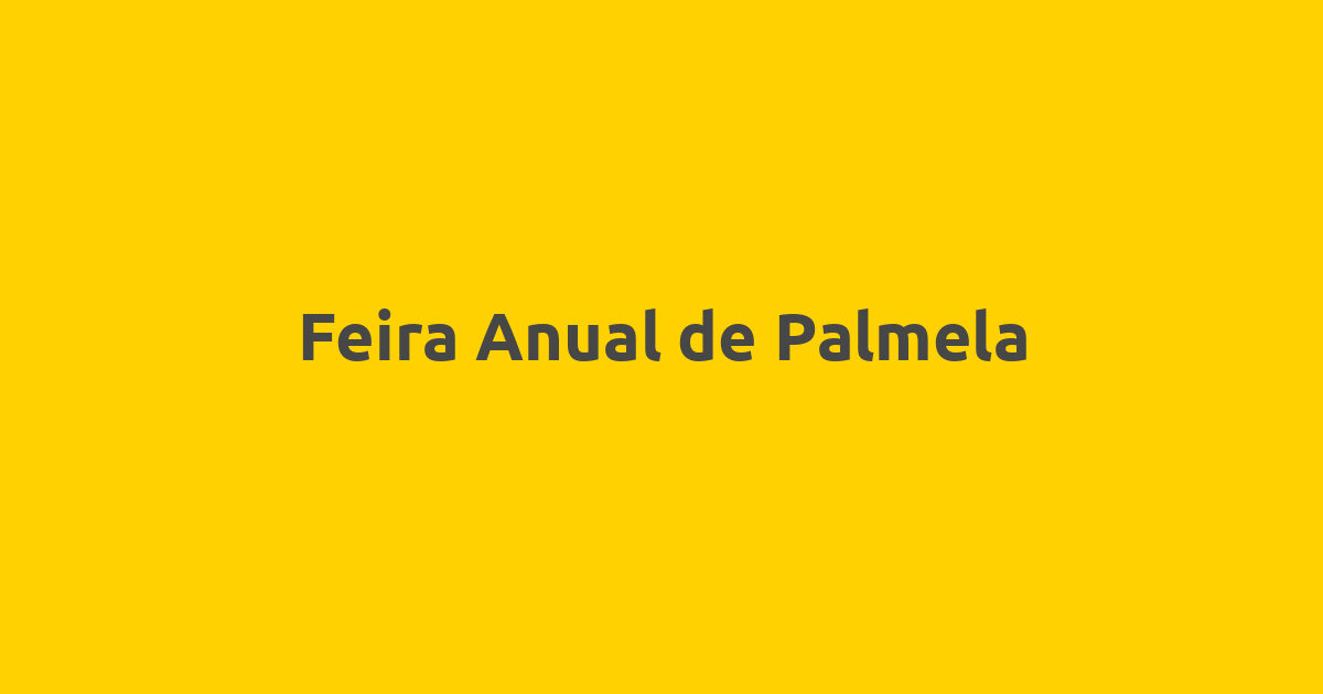 Feira Anual de Palmela