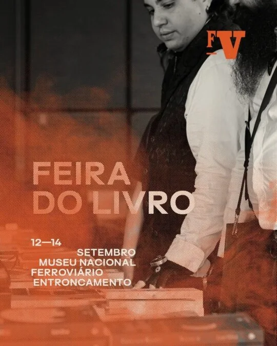 Feira do Livro no Museu Nacional Ferroviário.