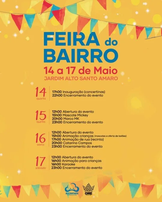 Feira do Bairro no Jardim de Santo Amaro