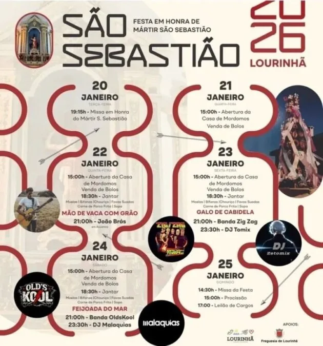 Festa em honra de Mártir São Sebastião