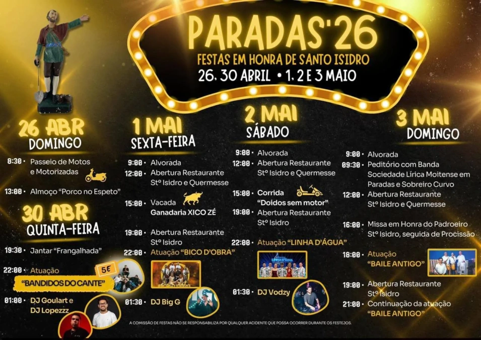 Paradas – Festas em honra de Santo Isidro