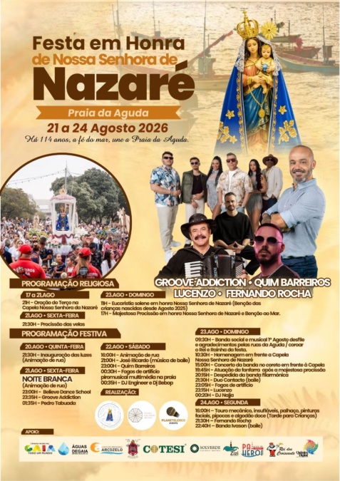 Festa em Honra de Nossa Senhora de Nazaré na Praia da Aguda