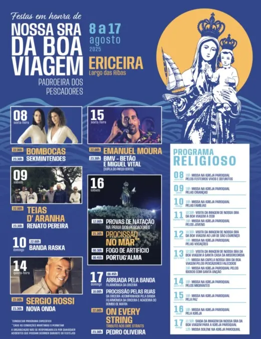 Festas em Honra de Nossa Senhora da Boa Viagem Ericeira