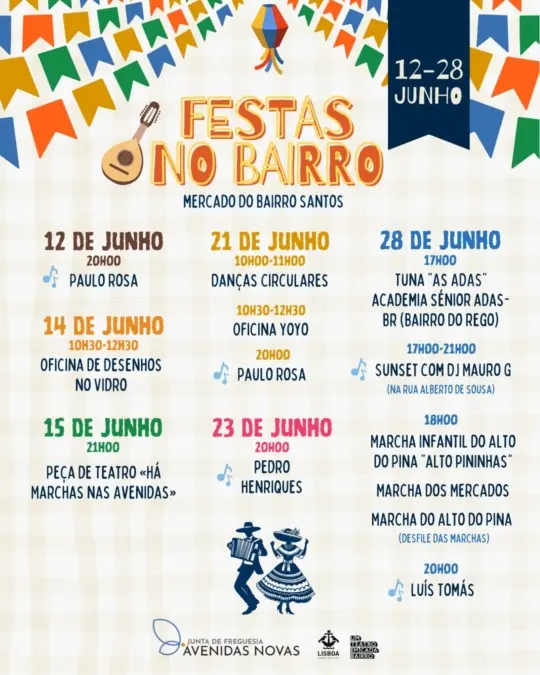 Festas No Bairro – Mercado do Bairro Santo