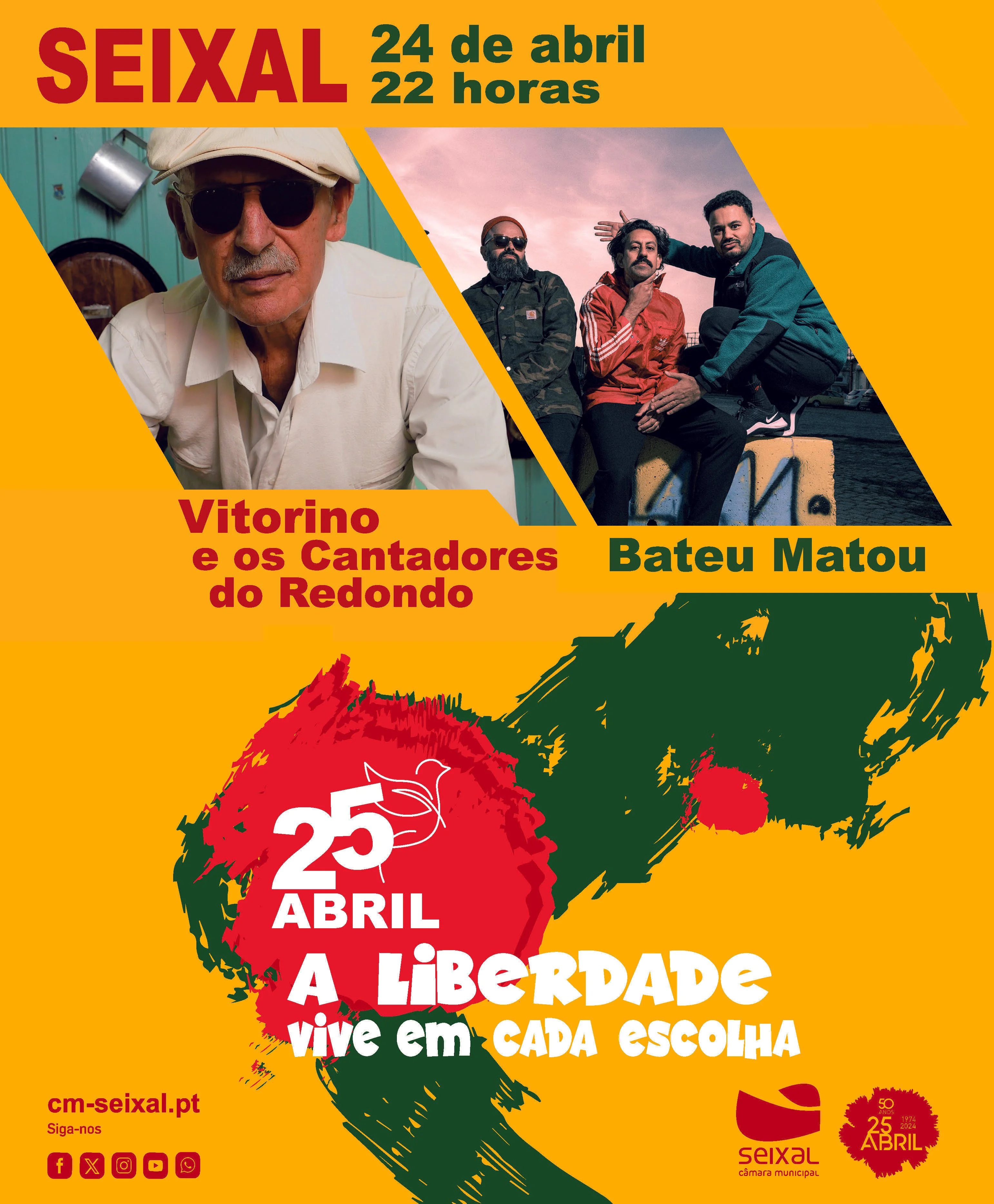 Festejos do 25 de Abril 2026 – Seixal