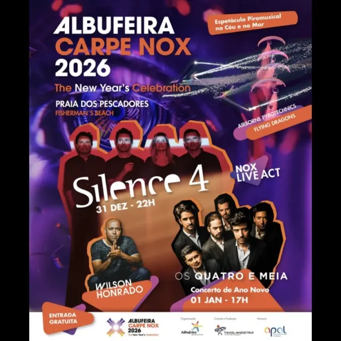 Passagem de Ano de Albufeira – Carpe Nox 2026