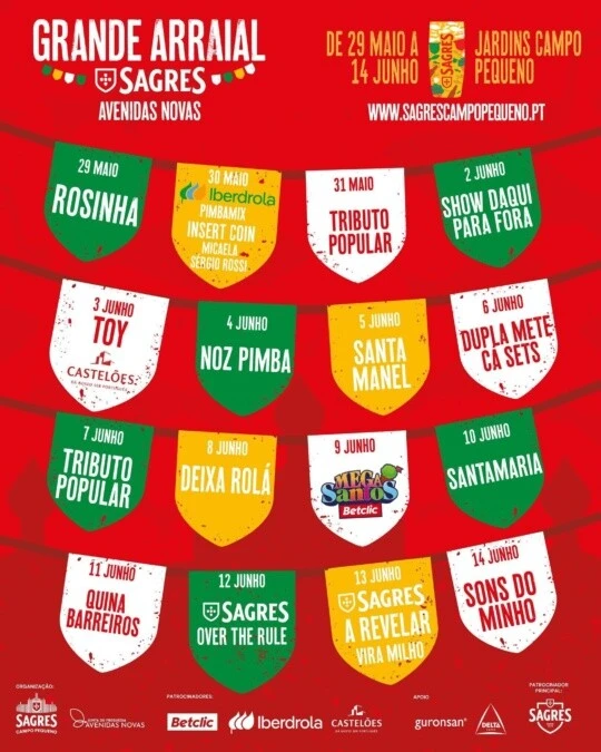 Grande Arraial Avenidas Novas 2026
