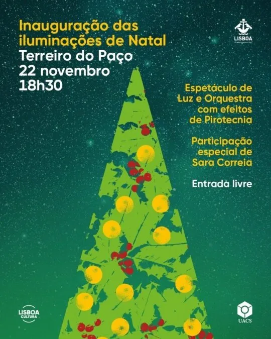 Inauguração das Iluminações de Natal – Terreiro do Paço