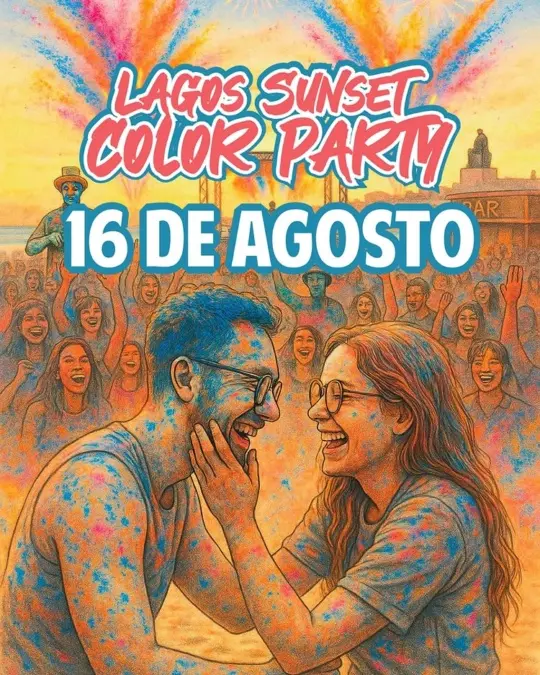 Lagos Sunset Color Party