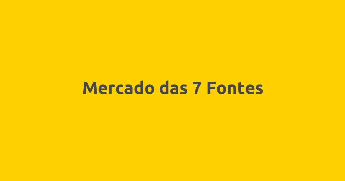 Mercado das 7 Fontes