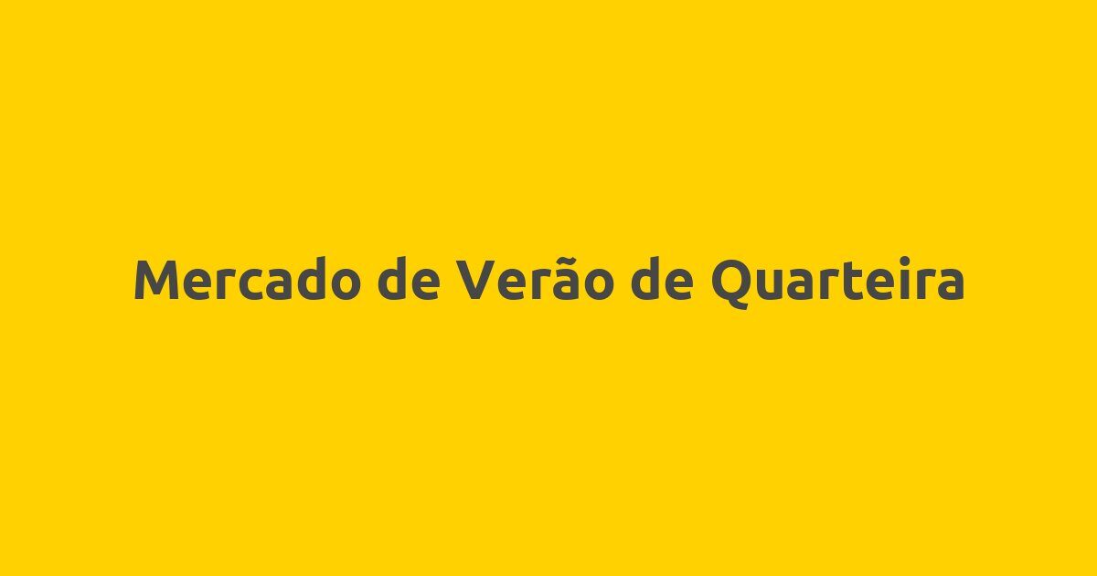 Mercado de Verão de Quarteira