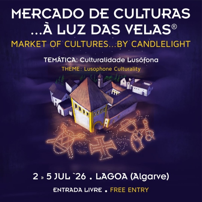 Mercado de Culturas à luz de velas