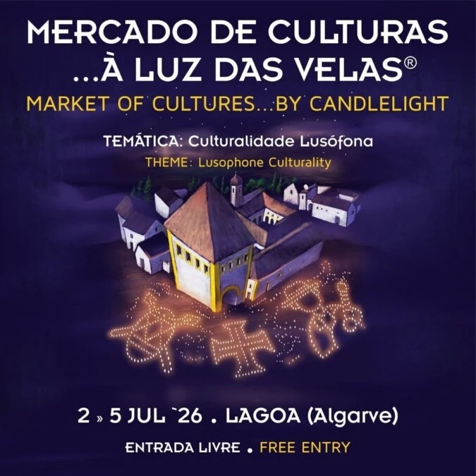 Mercado de Culturas à luz de velas