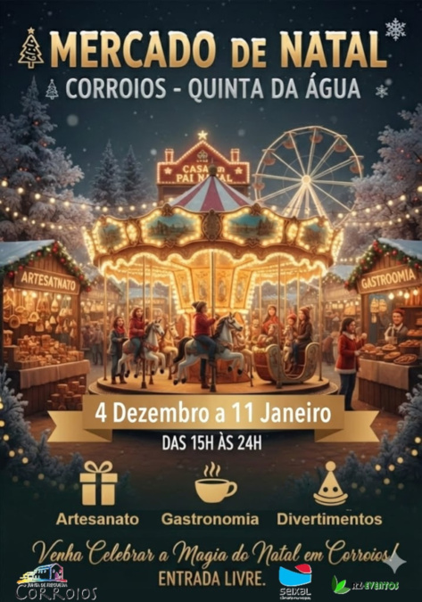 Mercado de Natal em Corroios