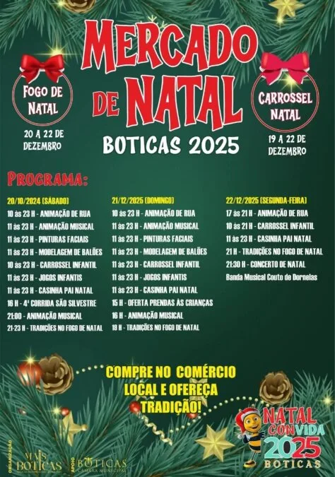 Mercado de Natal Boticas