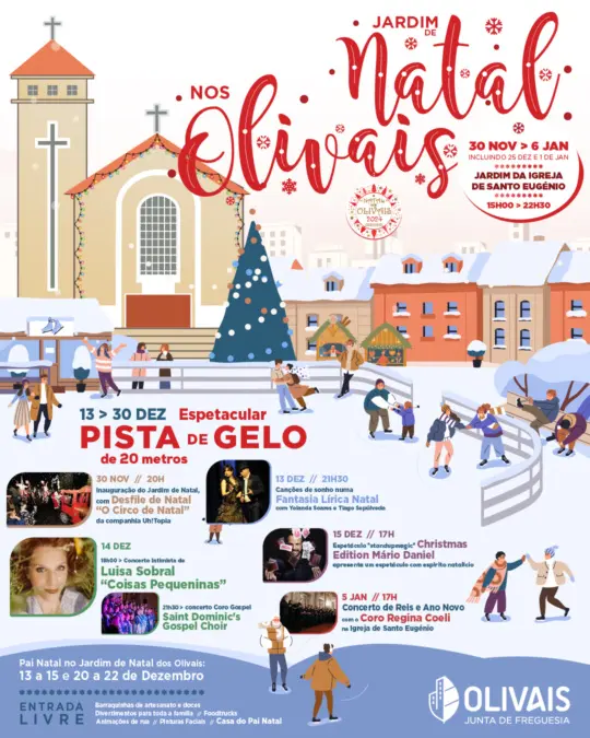 Jardim de Natal nos Olivais