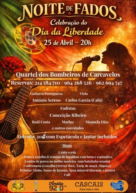Noites de Fado – Celebração do Dia da Liberdade
