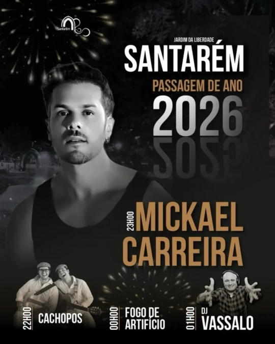 Passagem de Ano em Santarém 2026