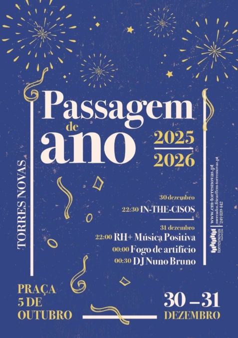 Passagem de Ano 2026 em Torres Novas