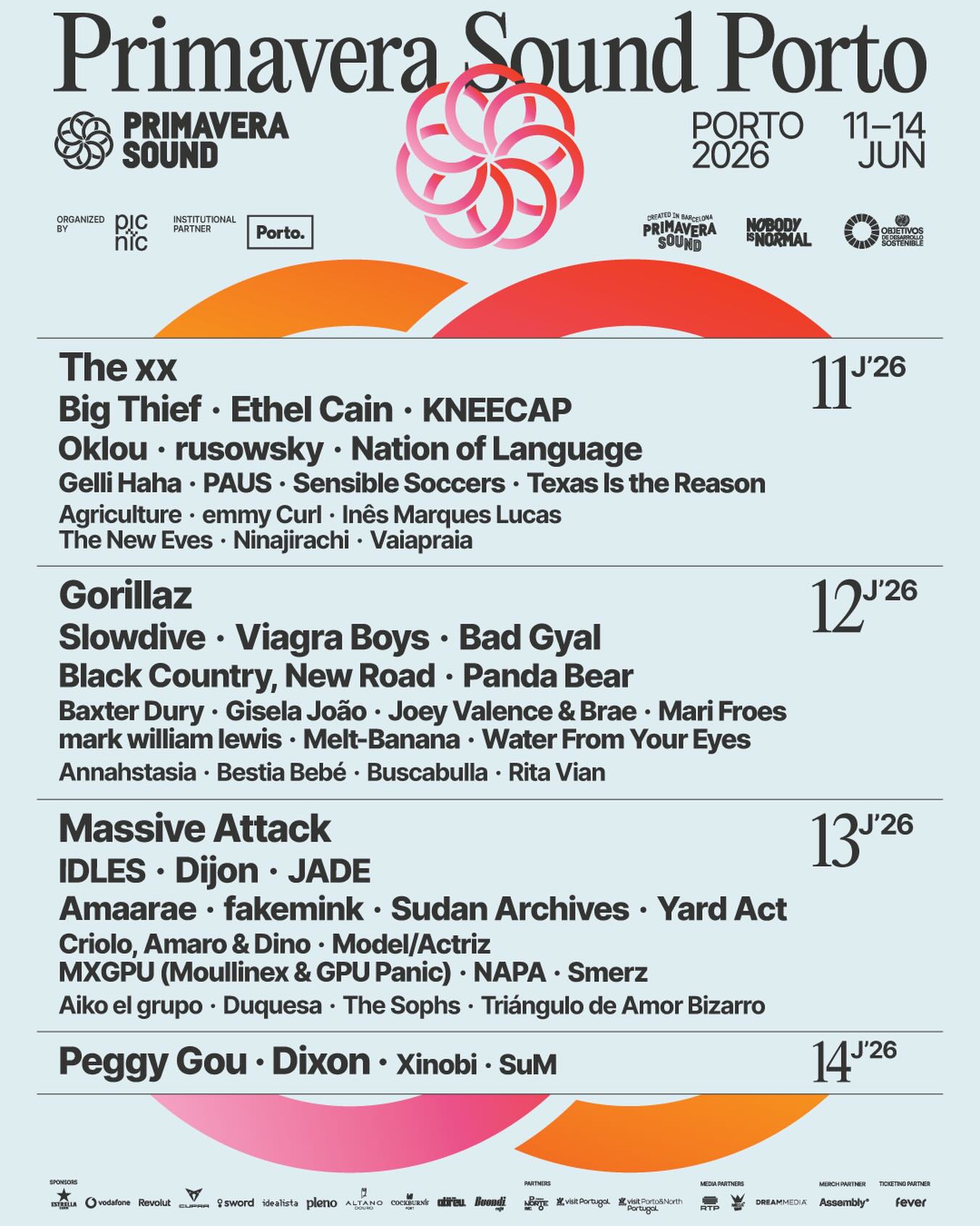 Primavera Sound Porto 2026
