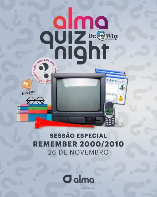 Alma Quiz Night – Edição Anos 2000 & 2010
